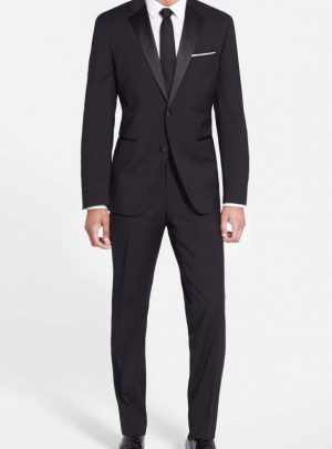 The Stars/Glamour Trim Fit Wool Tuxedo